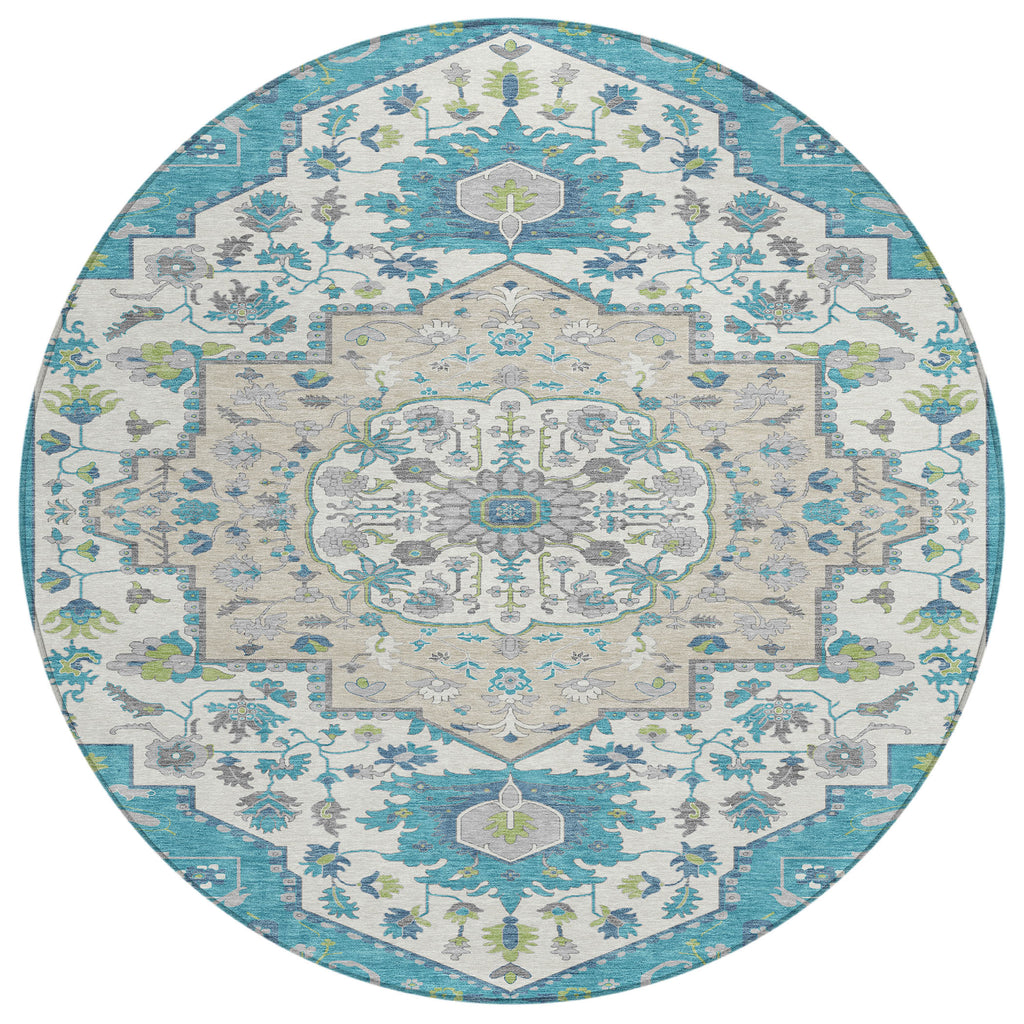 addison chantille acn985 teal rug