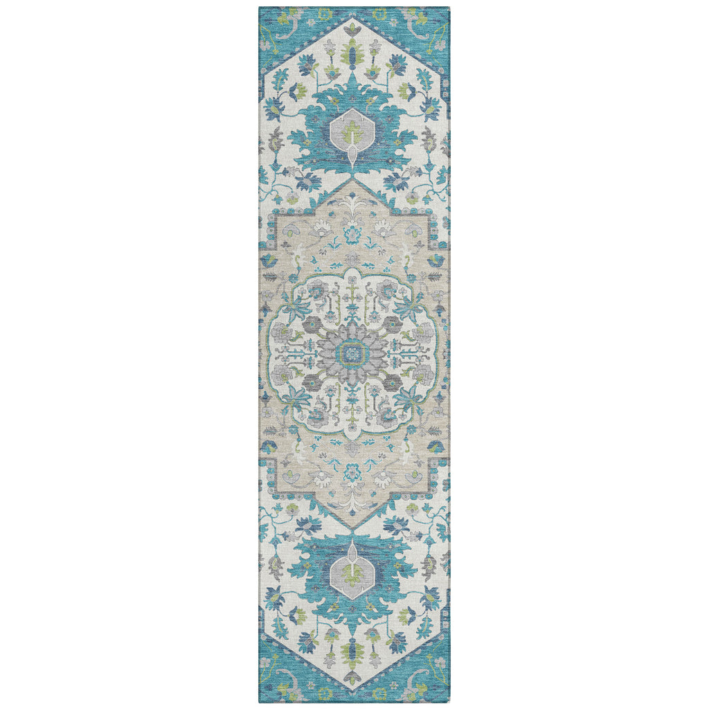 addison chantille acn985 teal rug