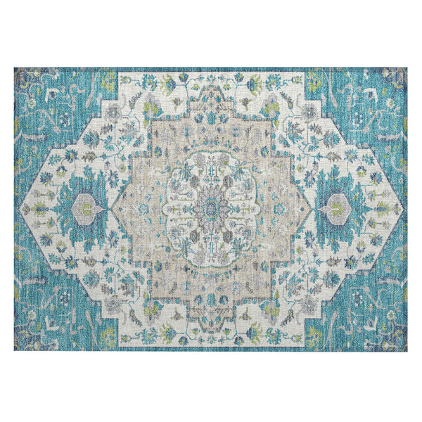 addison chantille acn985 teal rug