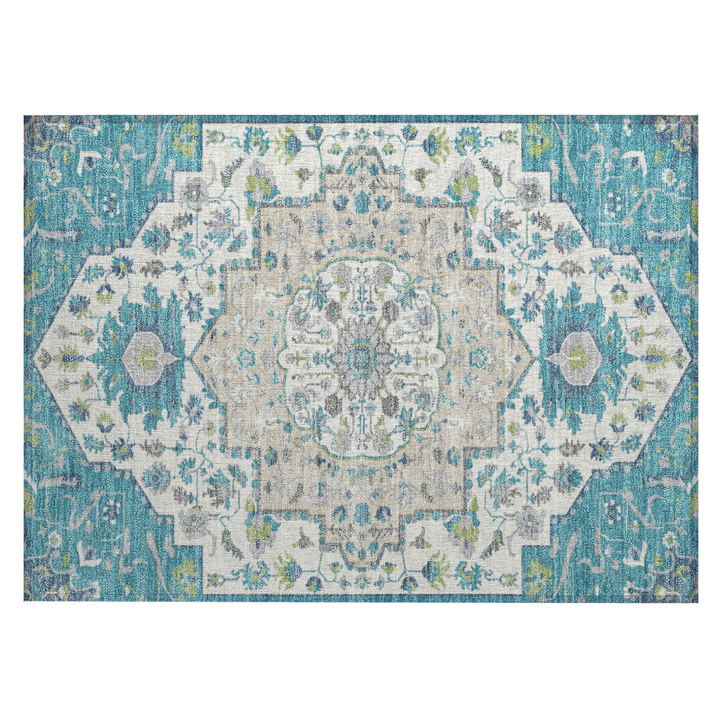 addison chantille acn985 teal rug