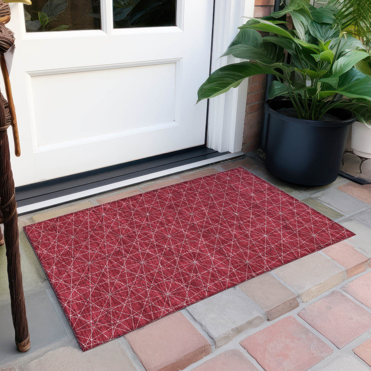 addison chantille acn987 red rug