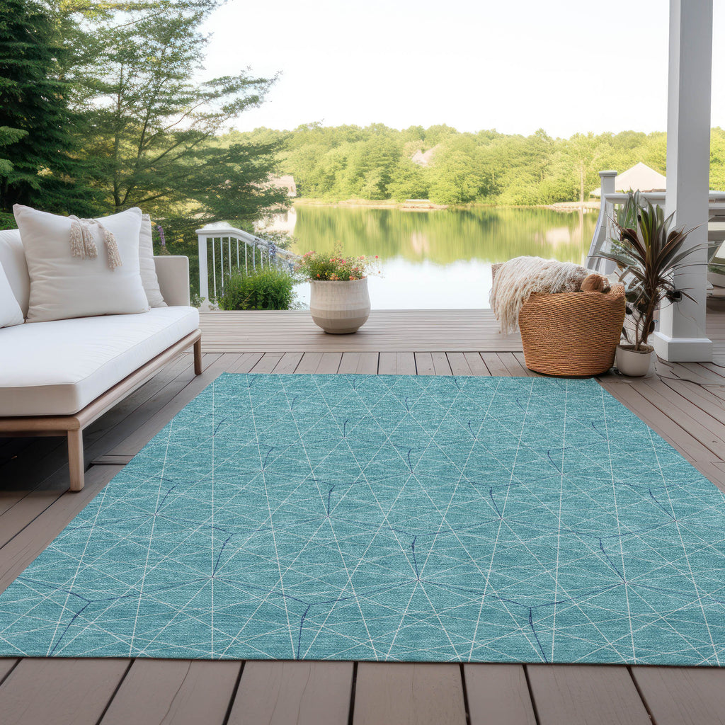 addison chantille acn987 teal rug