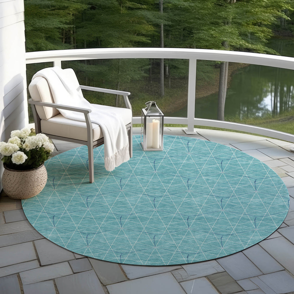 addison chantille acn987 teal rug