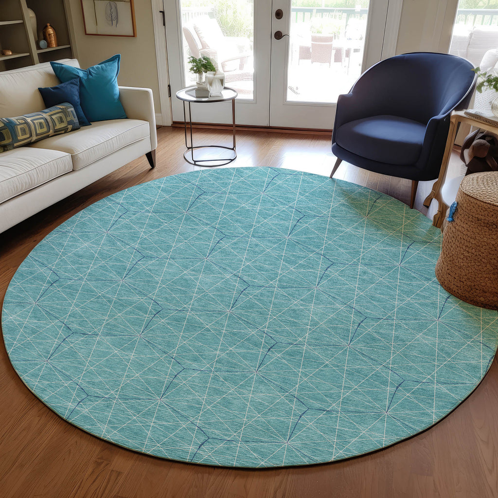addison chantille acn987 teal rug