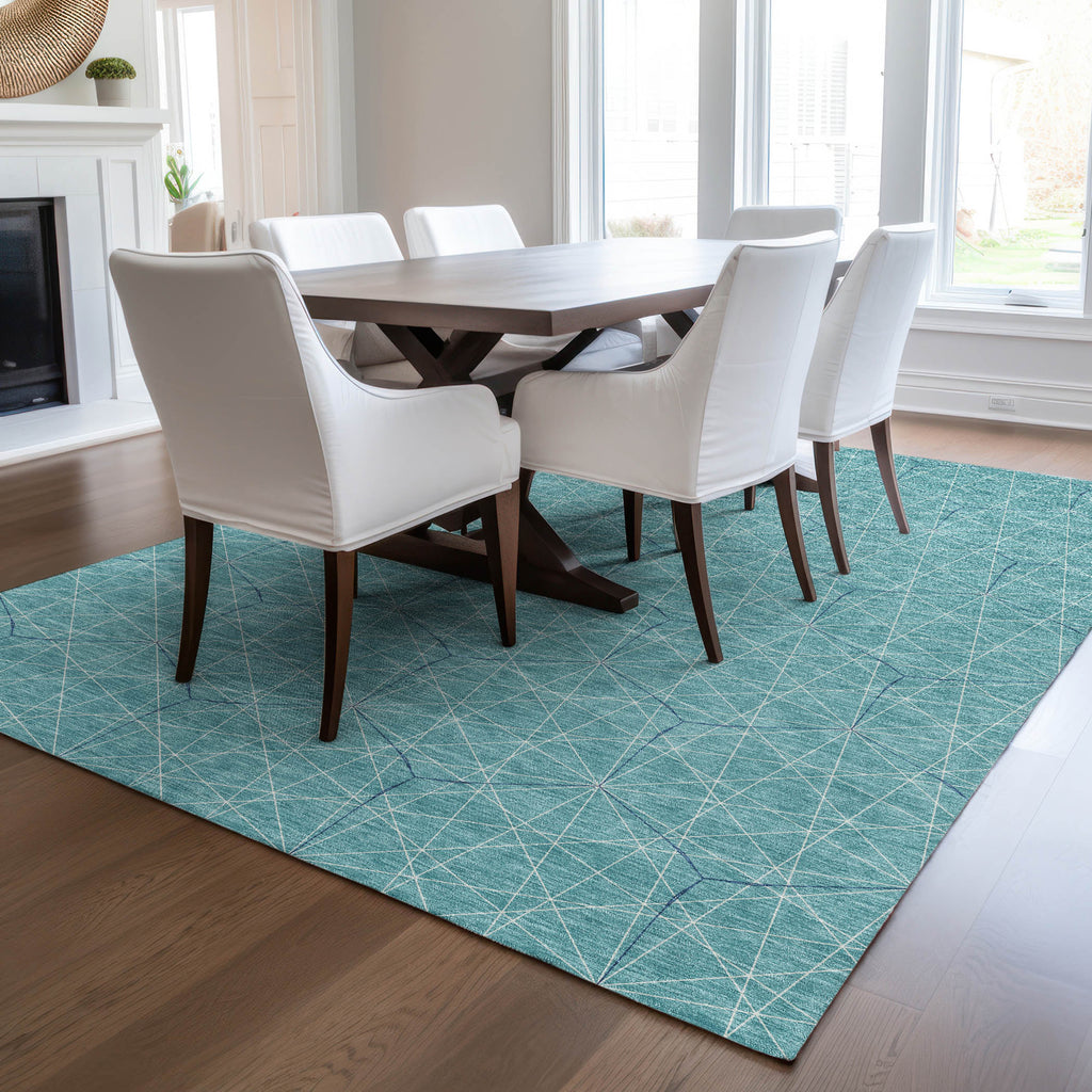 addison chantille acn987 teal rug