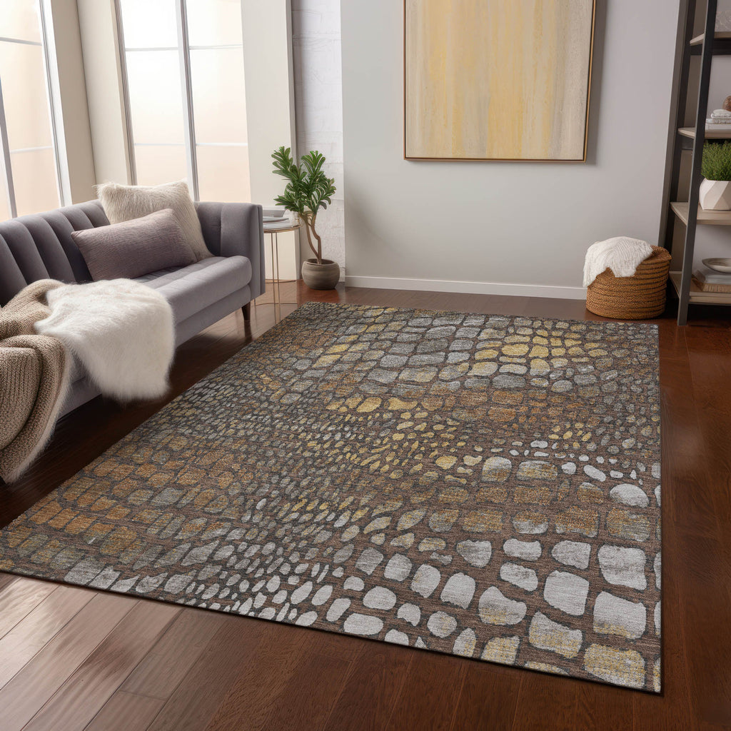 addison chantille acn988 chocolate rug