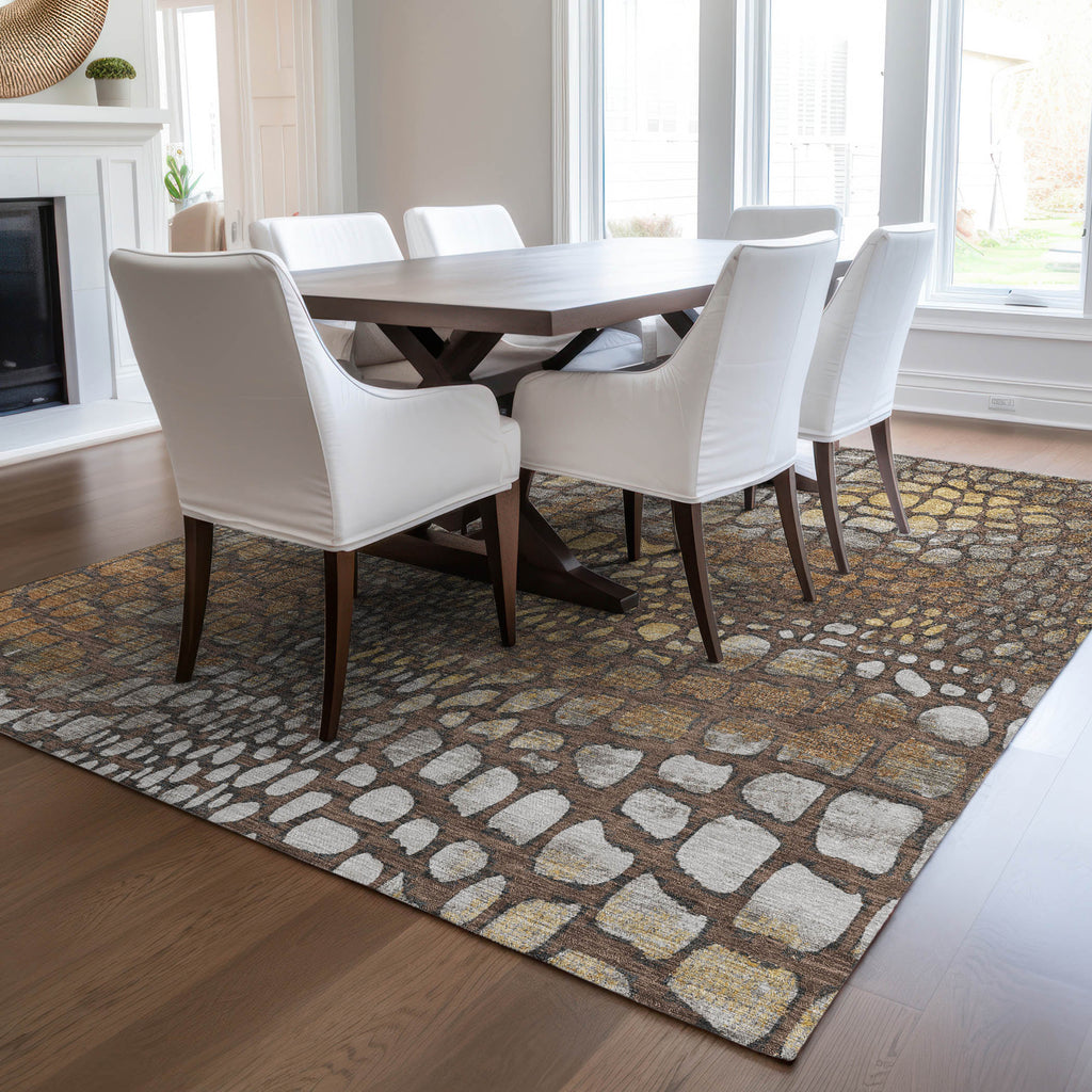 addison chantille acn988 chocolate rug