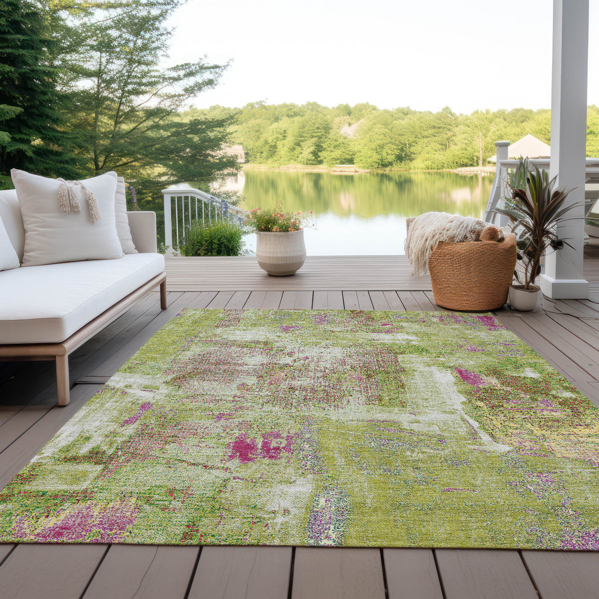 addison chantille acn989 lime rug