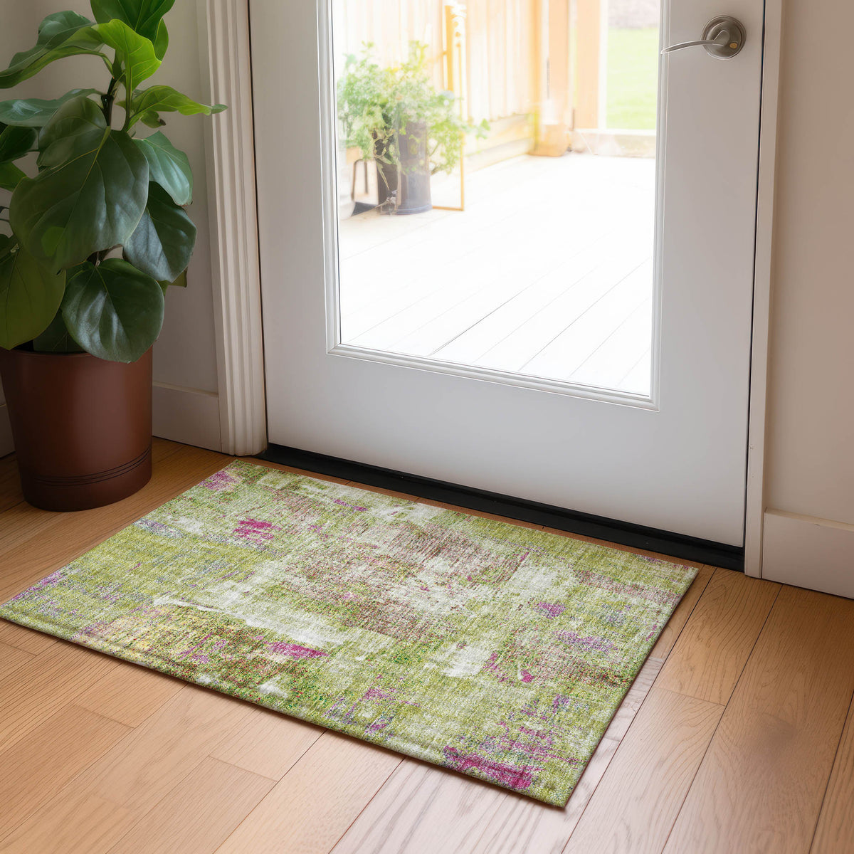 addison chantille acn989 lime rug