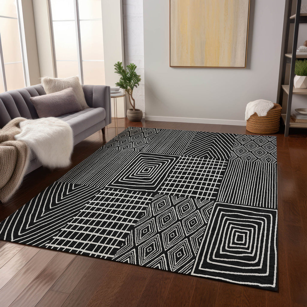 addison chantille acn990 black rug