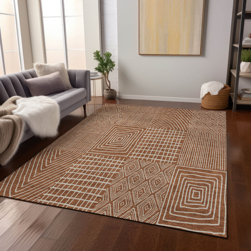 addison chantille acn990 paprika rug
