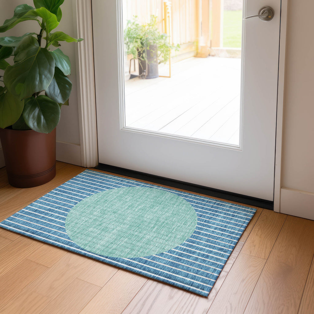 addison chantille acn994 teal rug