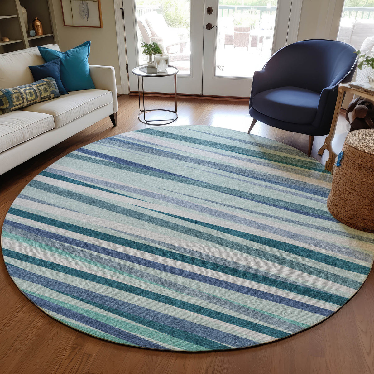 addison chantille acn997 teal rug
