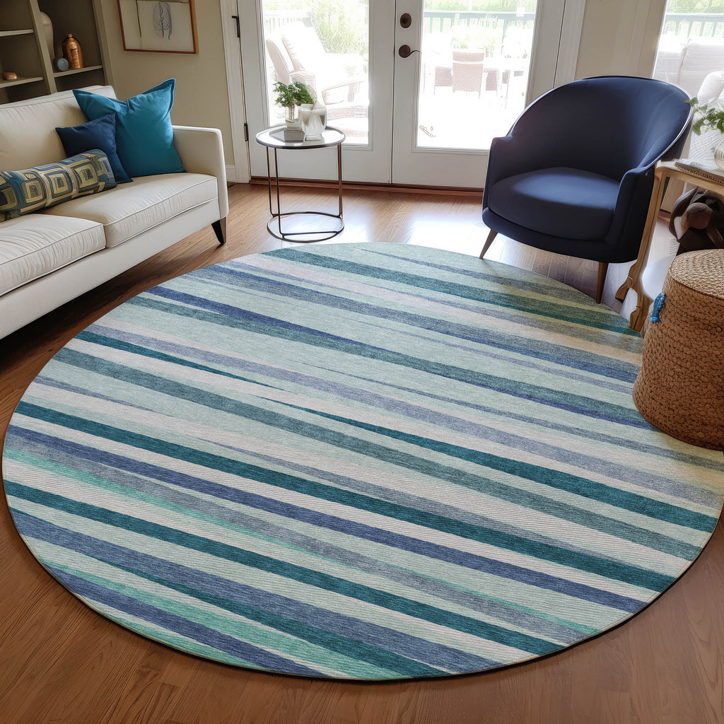 addison chantille acn997 teal rug