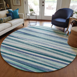 addison chantille acn997 teal rug