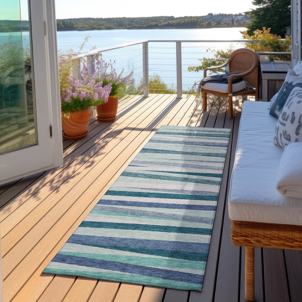 addison chantille acn997 teal rug