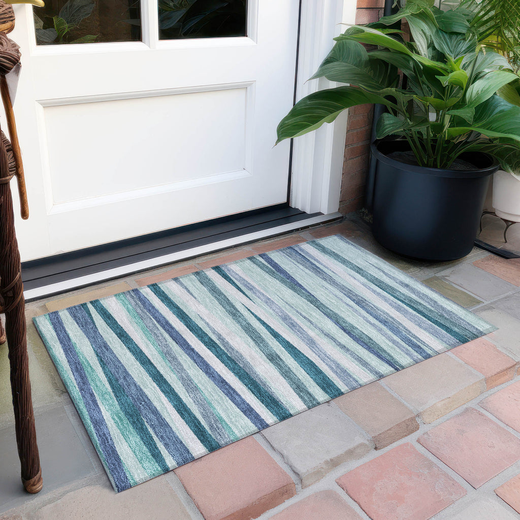 addison chantille acn997 teal rug