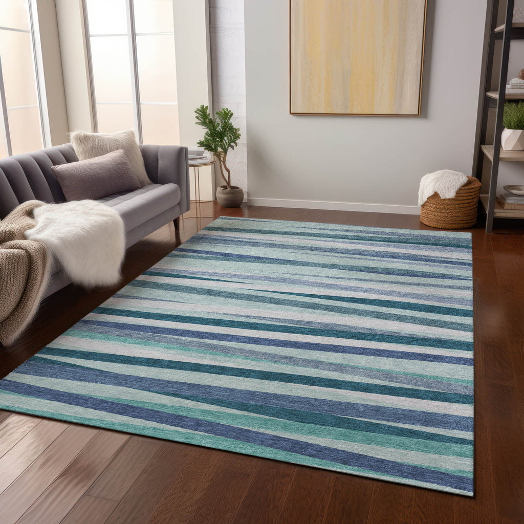 addison chantille acn997 teal rug