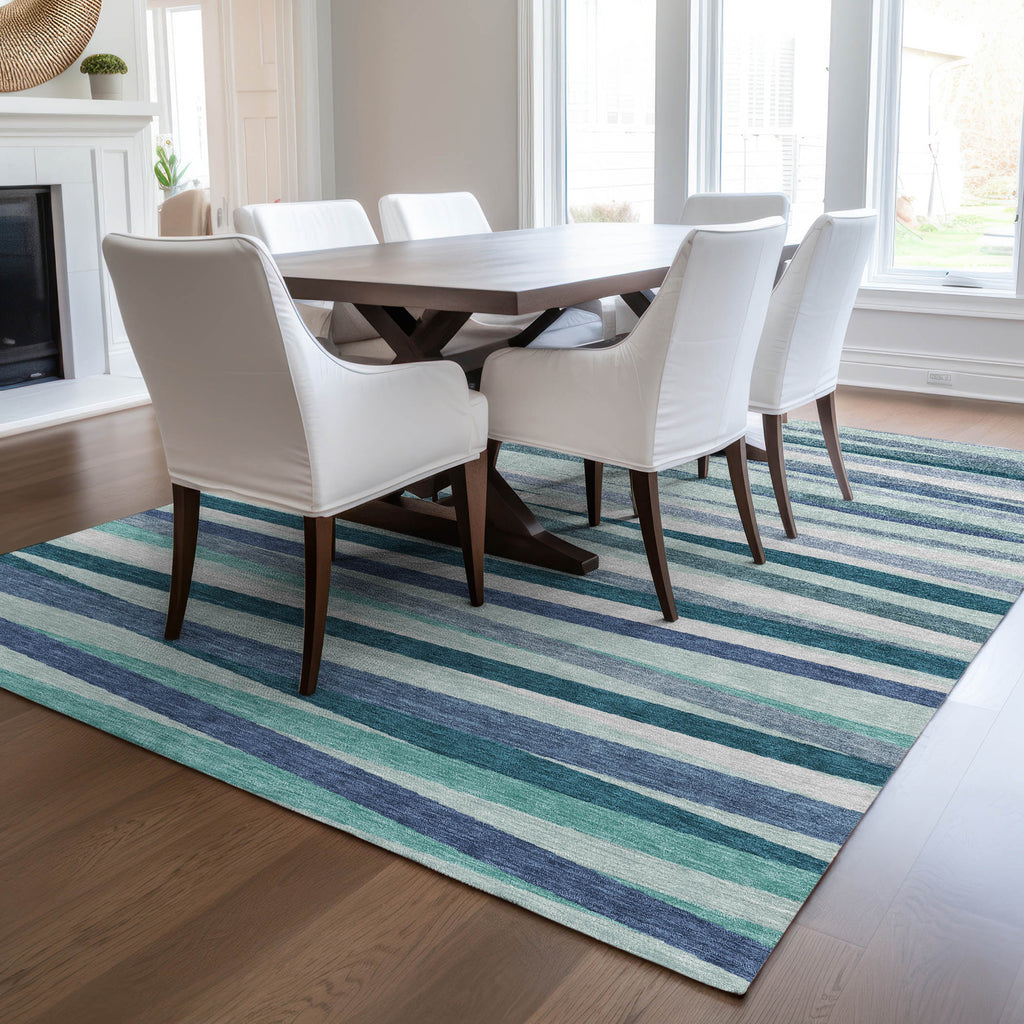 addison chantille acn997 teal rug