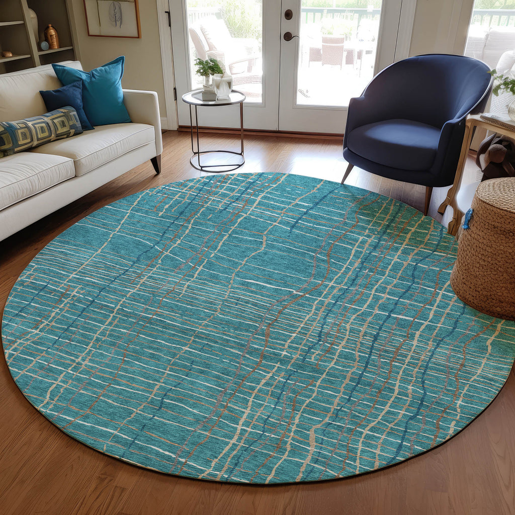 addison chantille acn998 teal rug