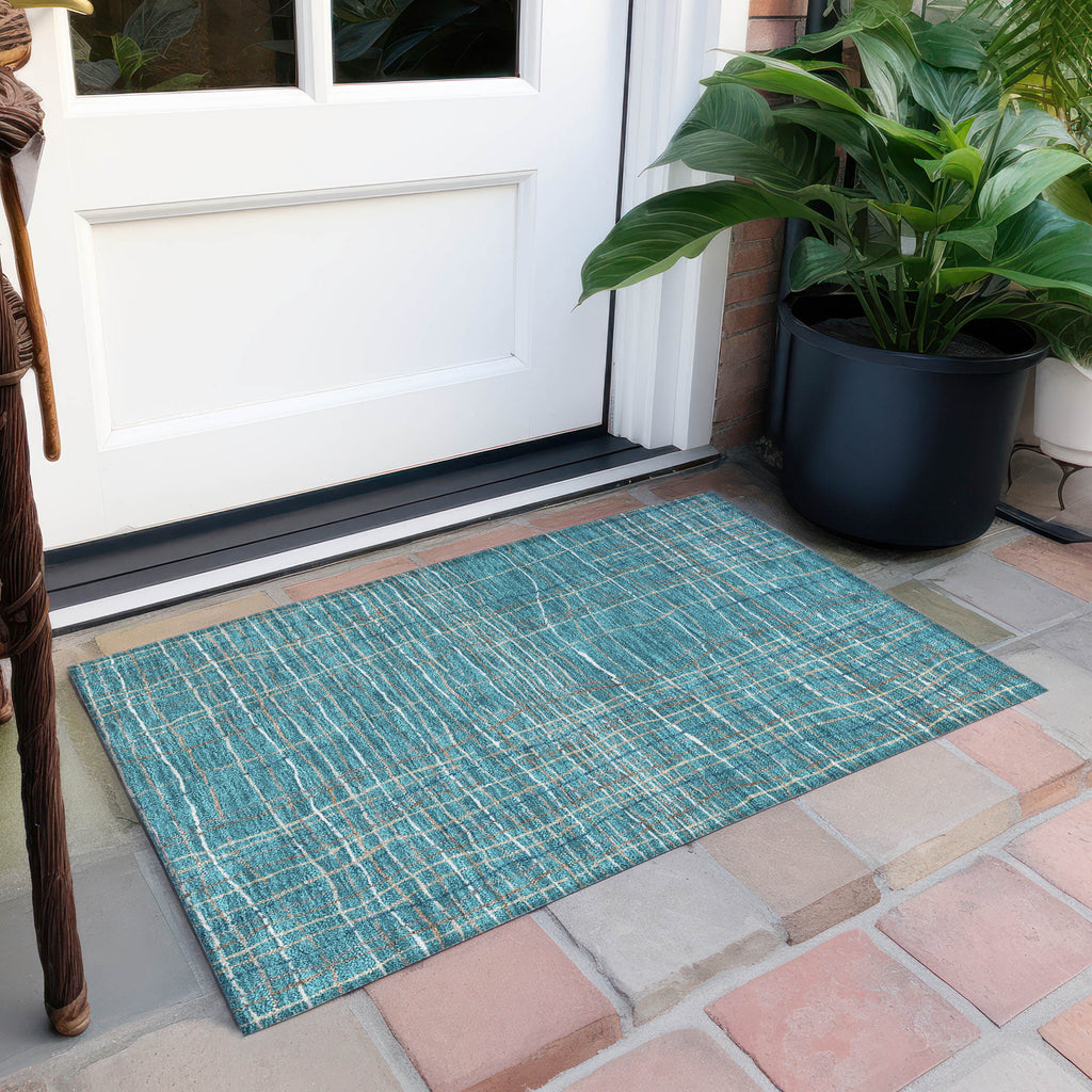 addison chantille acn998 teal rug