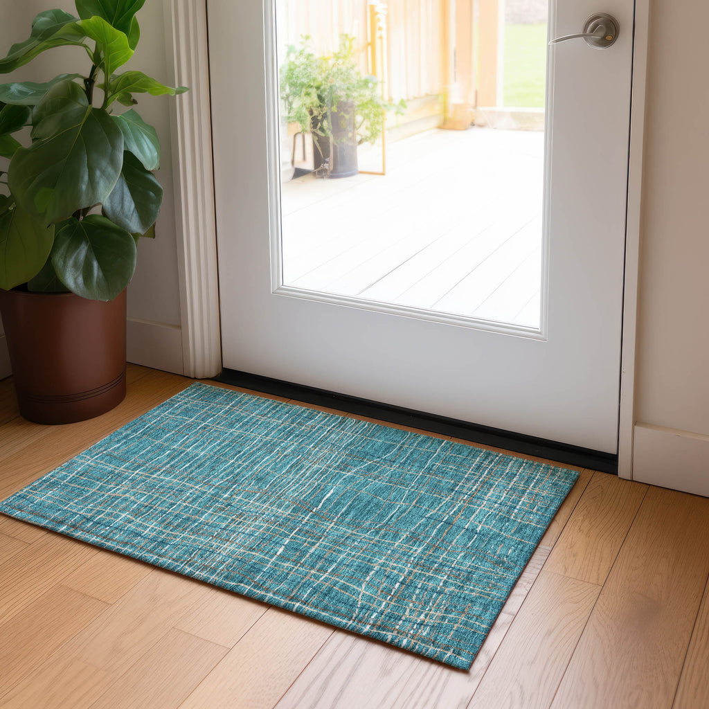 addison chantille acn998 teal rug