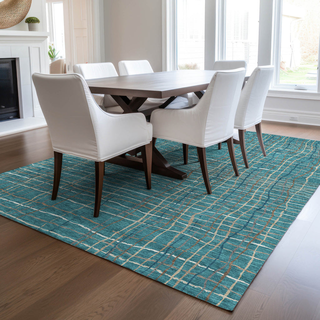 addison chantille acn998 teal rug