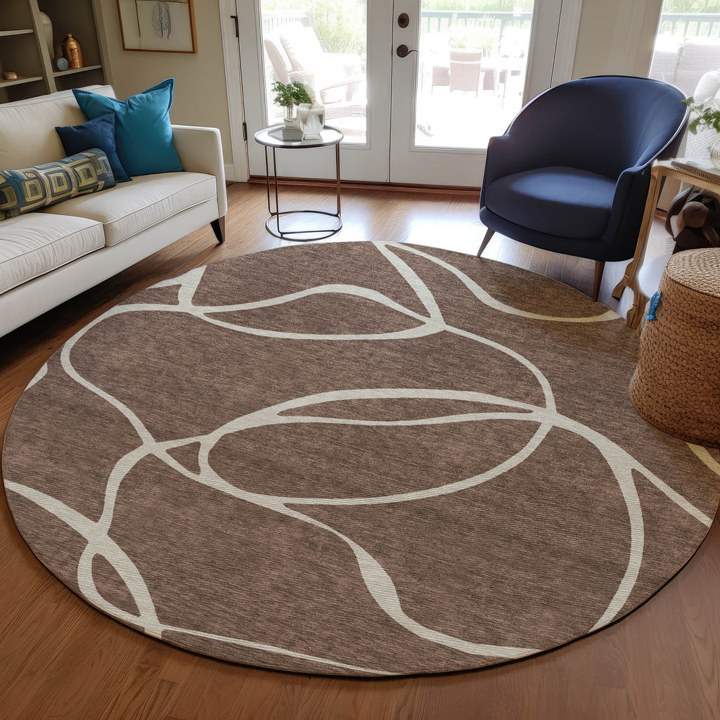 addison chantille acn999 brown rug