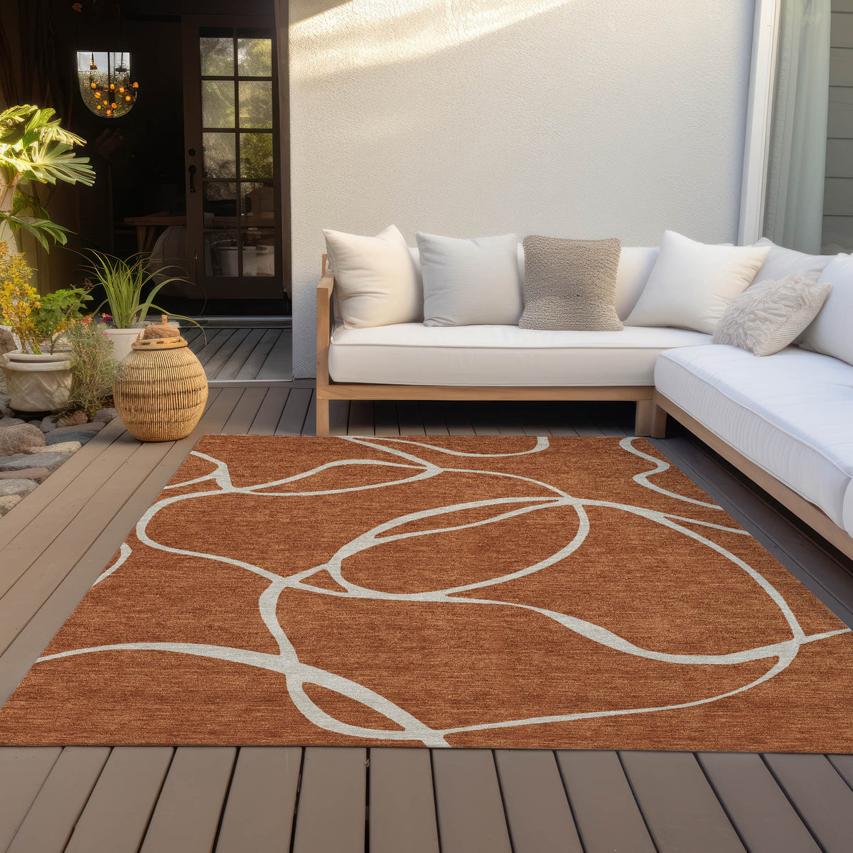 addison chantille acn999 paprika rug