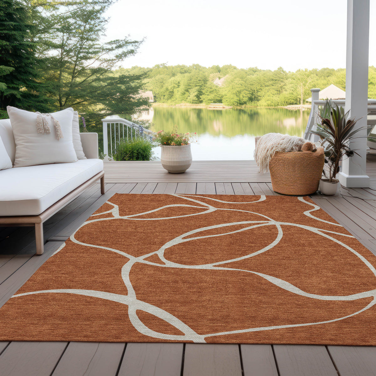 addison chantille acn999 paprika rug