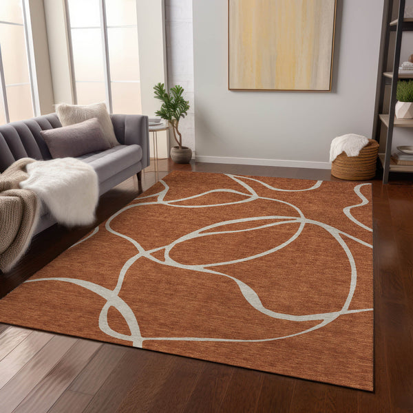 addison chantille acn999 paprika rug