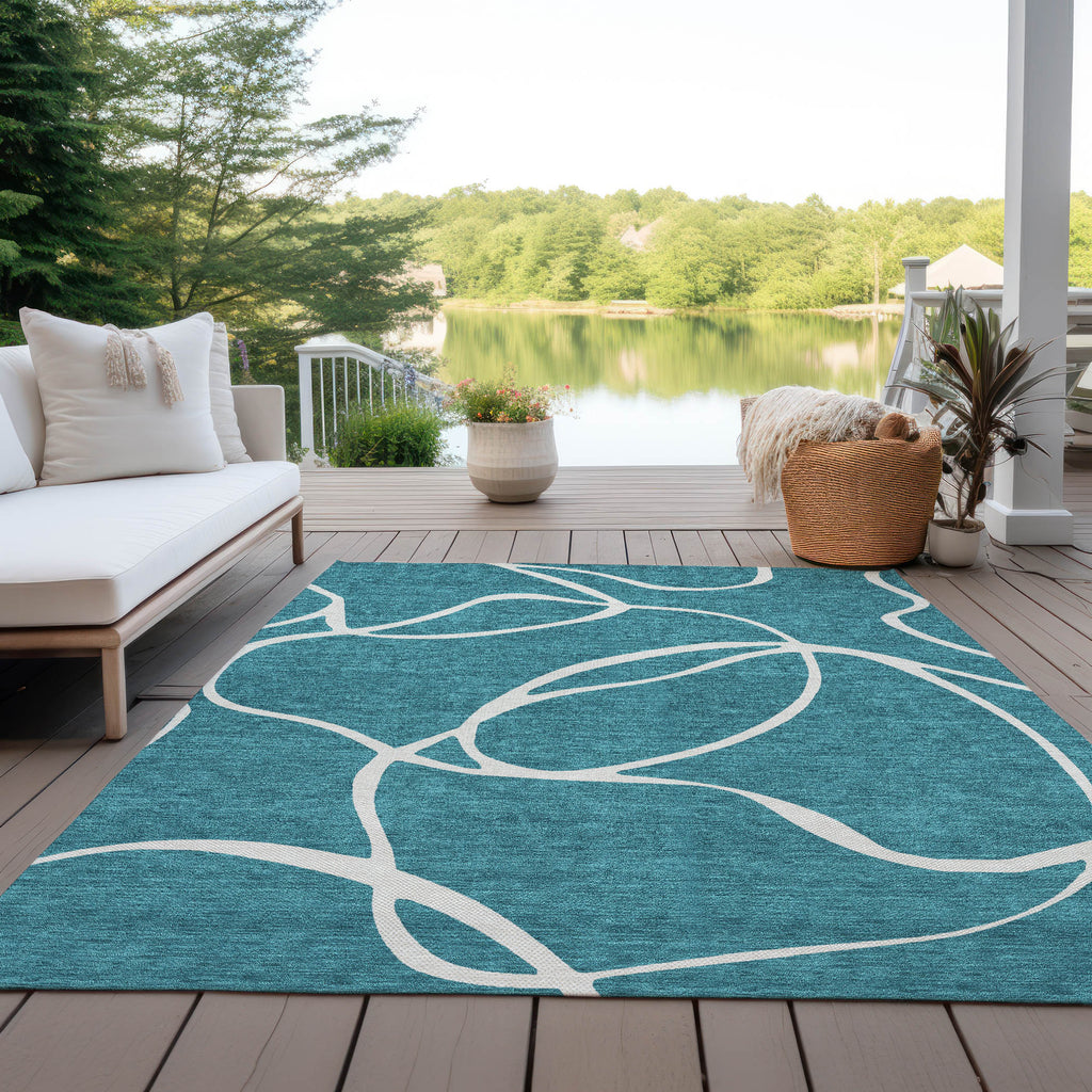 addison chantille acn999 teal rug
