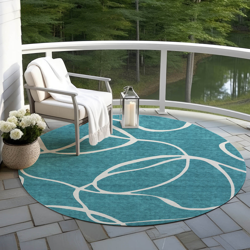 addison chantille acn999 teal rug