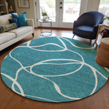 addison chantille acn999 teal rug