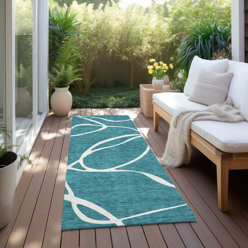 addison chantille acn999 teal rug