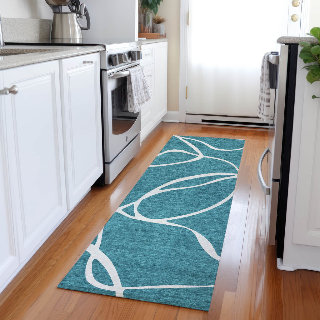 addison chantille acn999 teal rug