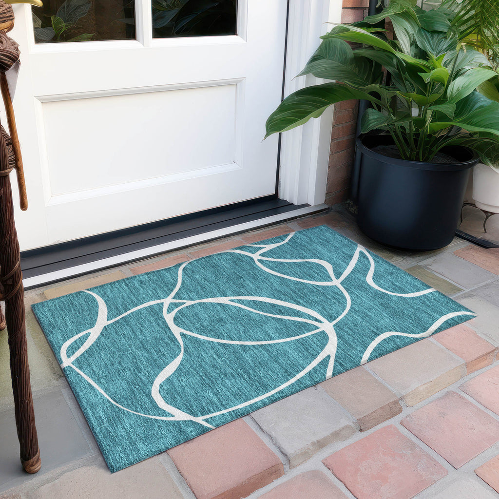 addison chantille acn999 teal rug