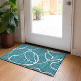 addison chantille acn999 teal rug