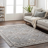 Hauteloom Agoo AGOO Charcoal Machine Made Polyester Rug