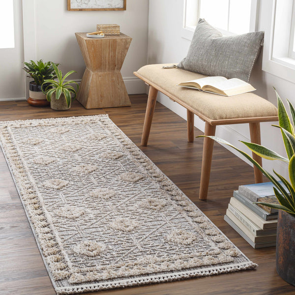 Hauteloom Agoo AGOO Charcoal Machine Made Polyester Rug