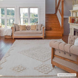 Hauteloom Rosales RSLS Cream Machine Made Polyester Rug