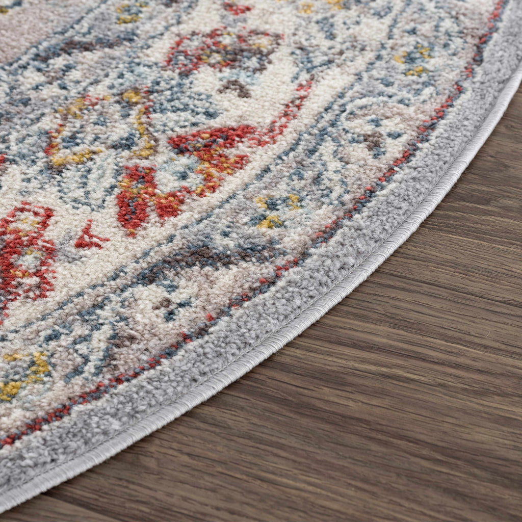 Hauteloom Haymond HAYMO Taupe Machine Made Polypropylene Rug