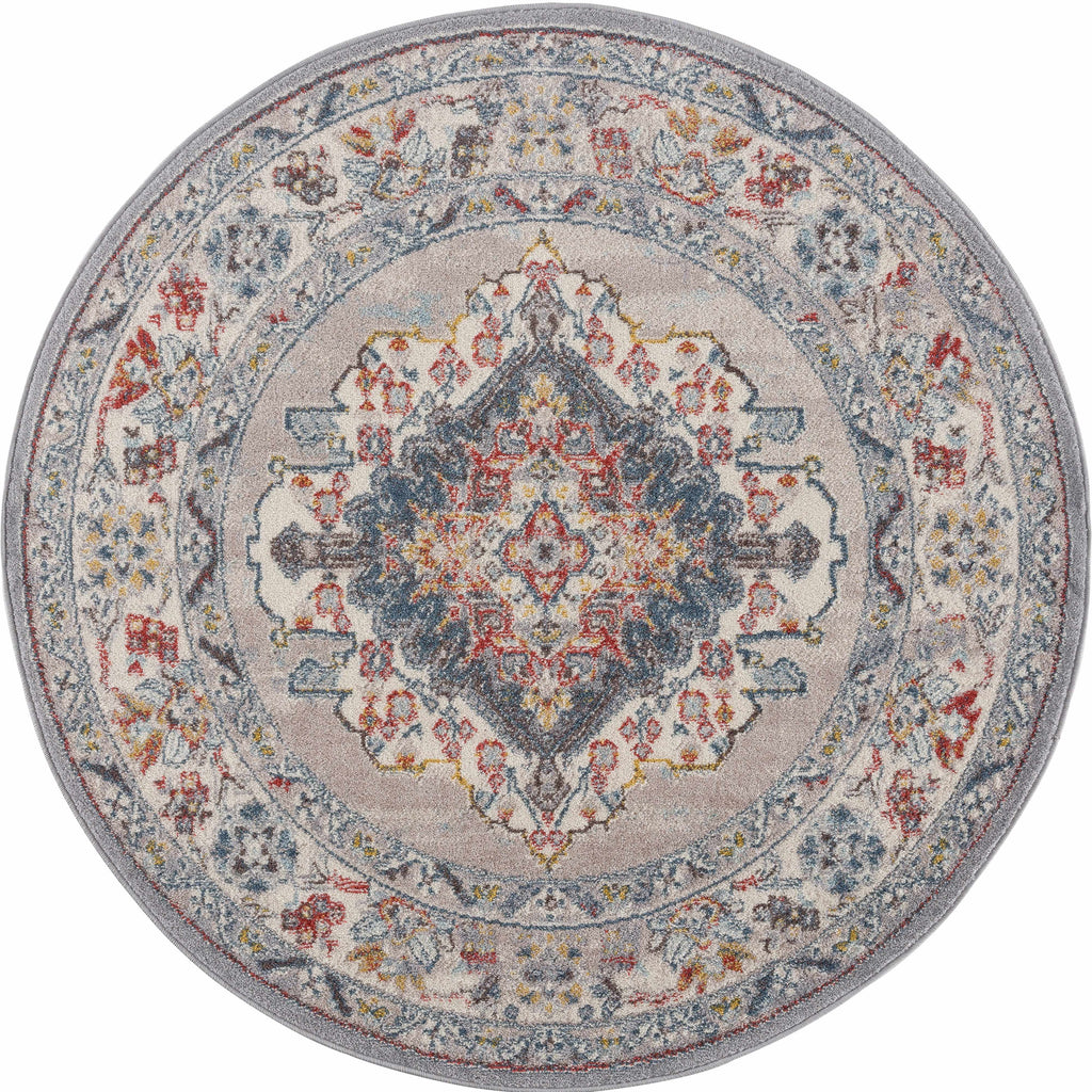 Hauteloom Haymond HAYMO Taupe Machine Made Polypropylene Rug