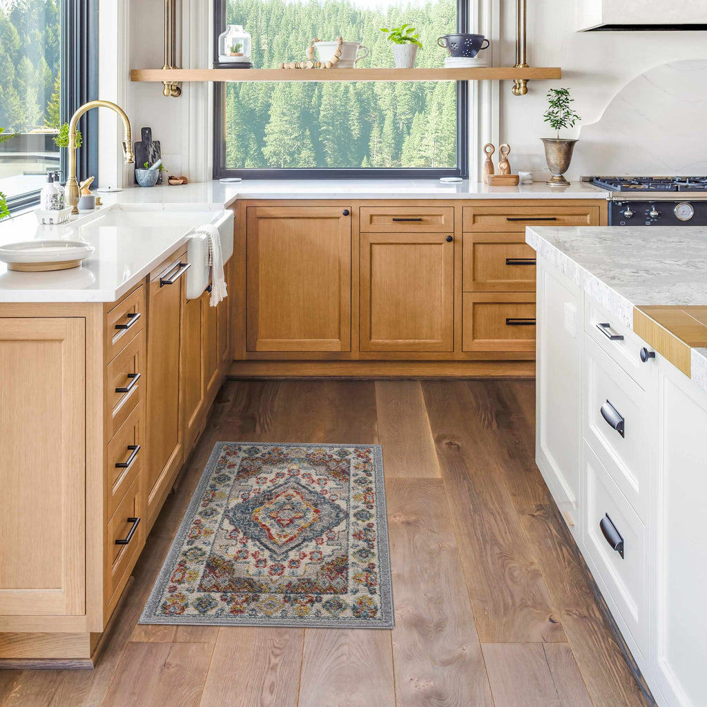 Hauteloom Haymond HAYMO Taupe Machine Made Polypropylene Rug
