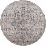 Hauteloom Orrick ORRI Light Gray Machine Made Polypropylene Rug