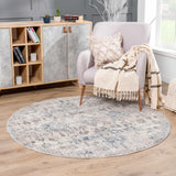 Hauteloom Orrick ORRI Light Gray Machine Made Polypropylene Rug