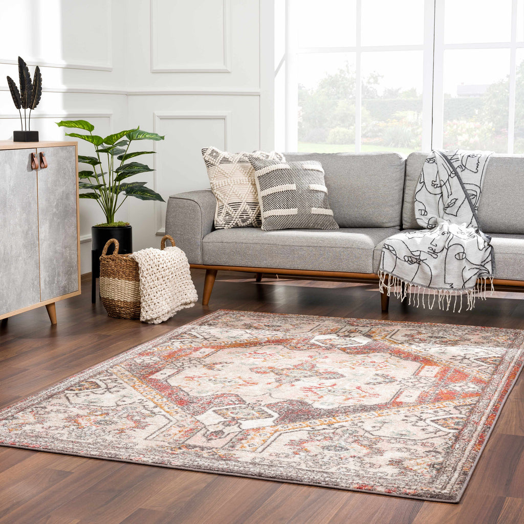 Hauteloom Yennora YENN Charcoal Machine Made Polypropylene Rug