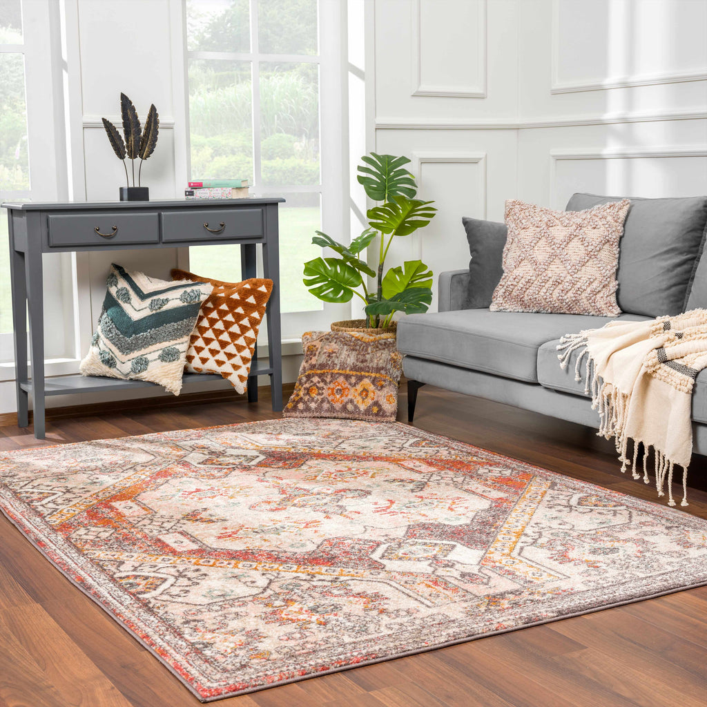 Hauteloom Yennora YENN Charcoal Machine Made Polypropylene Rug