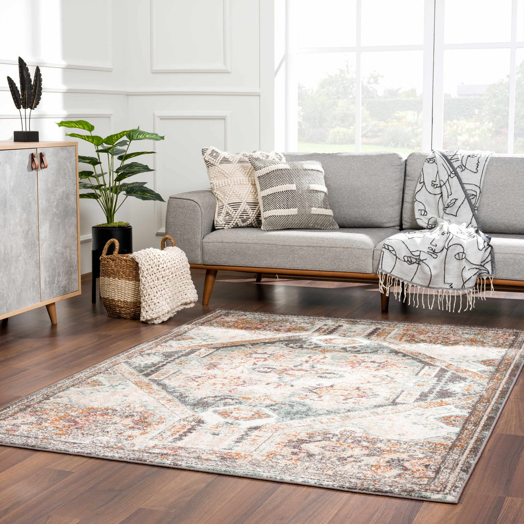 Hauteloom Woorabinda WOORA Charcoal Machine Made Polypropylene Rug