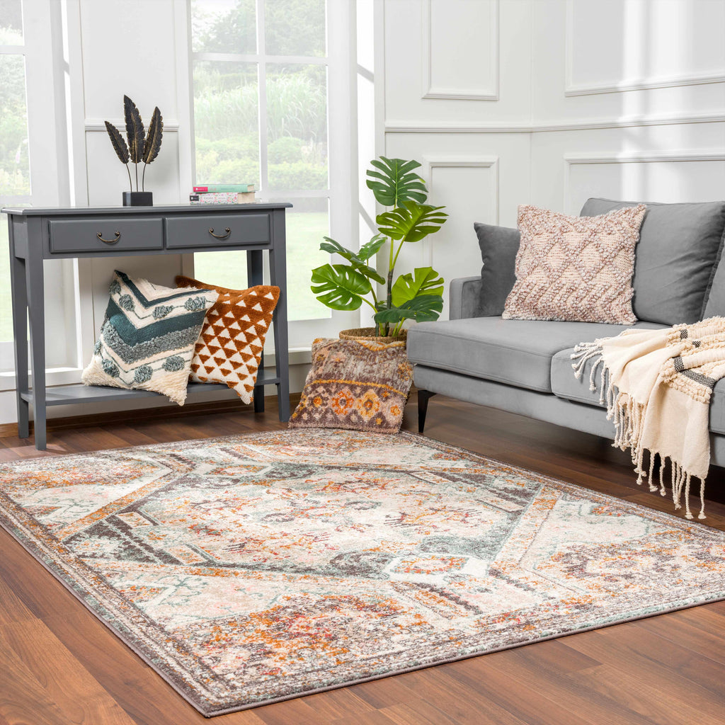 Hauteloom Woorabinda WOORA Charcoal Machine Made Polypropylene Rug